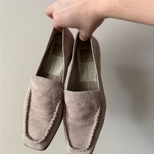 Dolce Vita Suede Loafers in Beige Size 8